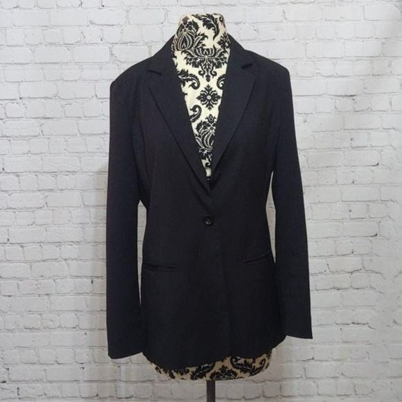 Chadwicks Jackets & Blazers - Chadwicks Black Boyfriend Blazer